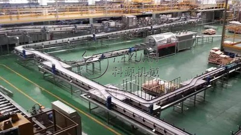 果汁饮料生产线对比